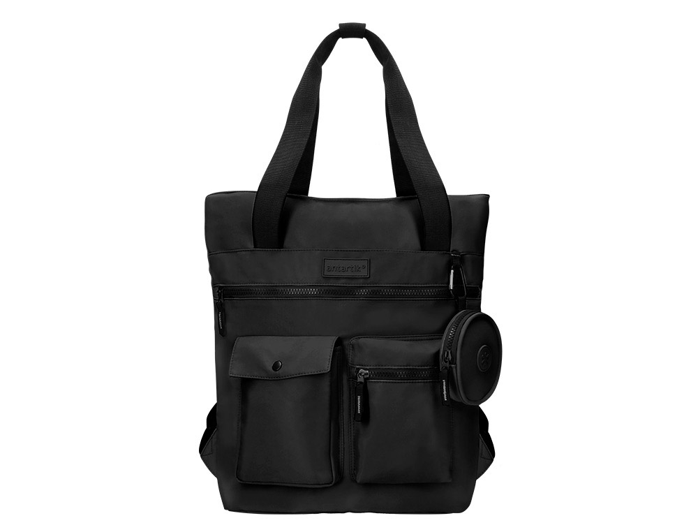 MOCHILA ANTARTIK BOLSO FLIP BAG CON ACOLCHADO PARA PORTATIL 15'' COLOR NEGRO 400X120X390 MM