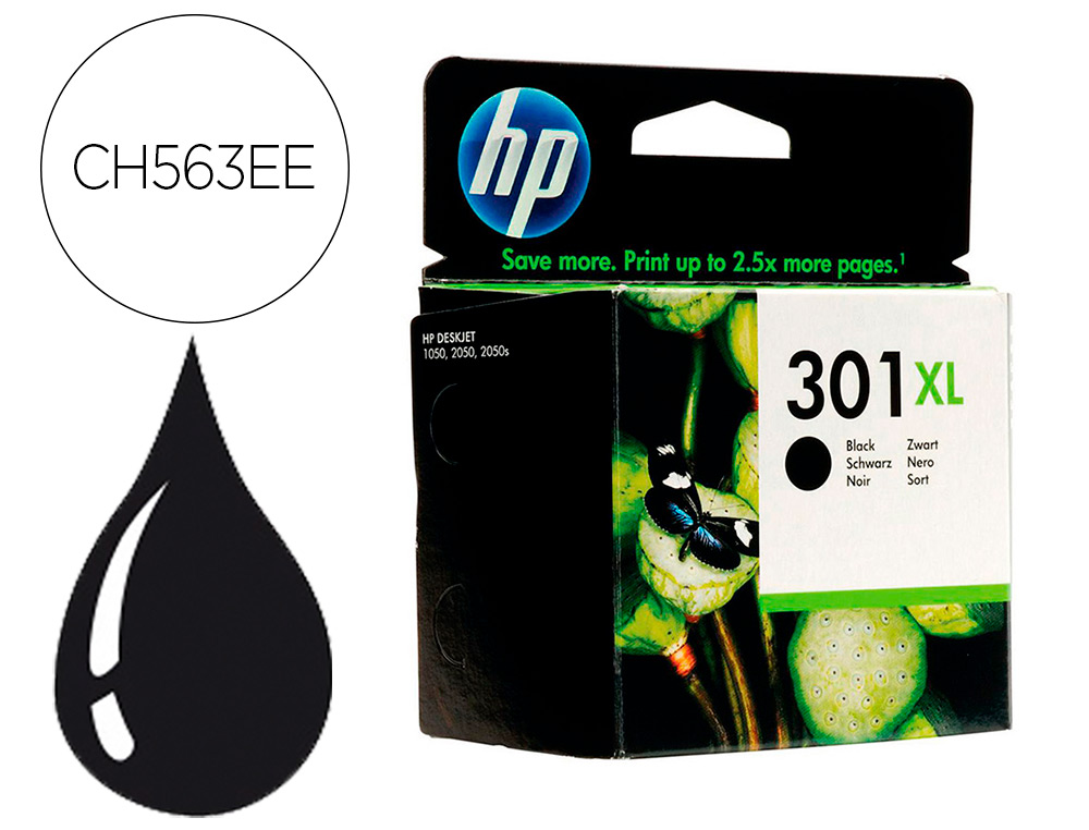 INK-JET HP 301XL NEGRO DESKJET 5530 /1010/1510 /2540 ALTA CAPACIDAD