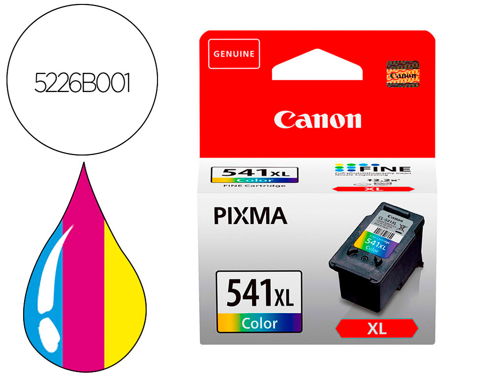 INK-JET CANON CL-541XL COLOR PIXMA MG2150/3150/3250/3550 15 ML ALTA CAPACIDAD