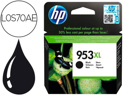 INK-JET HP 953XL OFFICEJET PRO 7730/7740/8725 8730/8740/8745 NEGRO 2000 PAGINAS