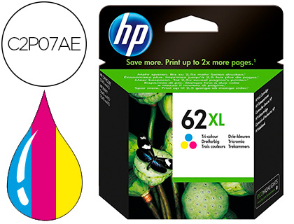 INK-JET HP 62XL ENVY 5640/7640 OFFICEJET 5740 TRICOLOR 415 PAG